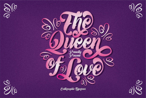 Creativefabrica The Queen of Love Font слив курса