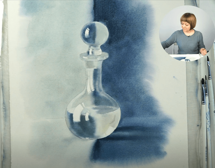 lectoroom Елена Базанова ― Как рисовать стекло акварелью 2025 слив курса