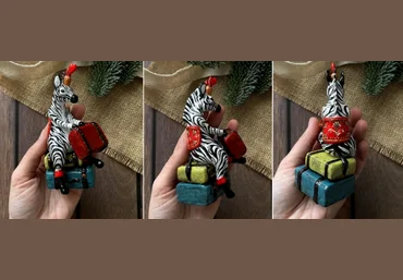 cotton_toys_st Ватная игрушка Зебра 2023 слив