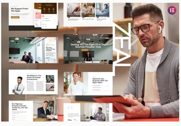 Themeforest Zeal – Recruiting Agency & HR Consultant Elementor Template Kit скачать слив