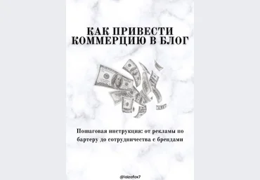 laizafox7 Гайд «Как привести коммерцию в блог» слив