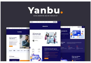 Themeforest Yanbu - Digital Marketing & SEO Elementor Template Kit слив