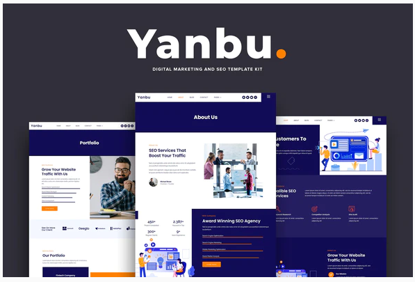 Themeforest Yanbu - Digital Marketing & SEO Elementor Template Kit слив курса