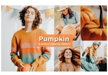 Elements.Envato 10 pumpkin mobile & desktop Lightroom Presets 2021 слив