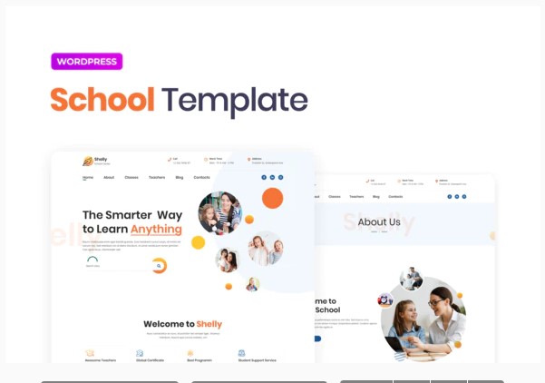 Themeforest Shelly – School Template Kit for Elementor слив курса