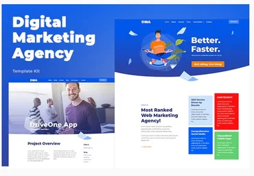 Themeforest DMA - Digital Marketing Agency Template Kit слив