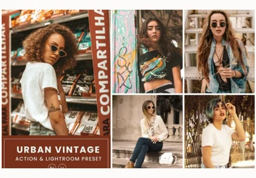 Elements.Envato Urban Vintage Action & Lightrom Presets 2021 скачать слив