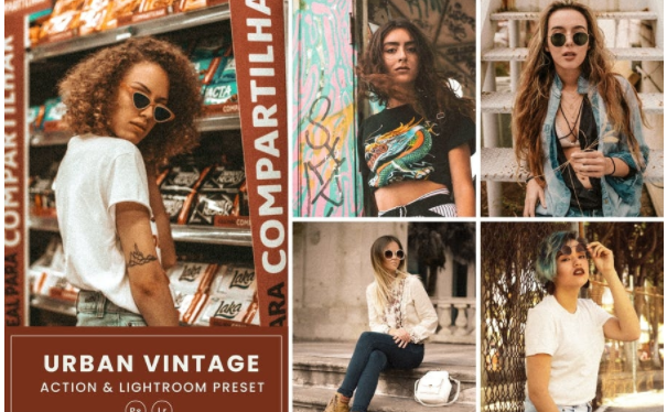Elements.Envato Urban Vintage Action & Lightrom Presets 2021 слив курса