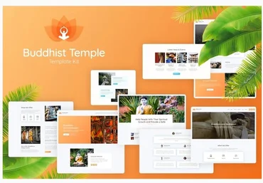 Themeforest Great Lotus - Buddhist Temple Template Kit слив