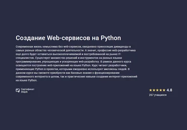 Stepik Создание Web-сервисов на Python 2021 слив
