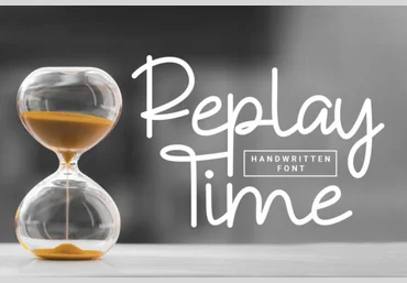 Creativefabrica Replay Time Font слив