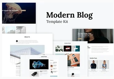 Themeforest Katelyn - Modern Blog Template Kit слив