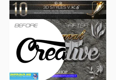 Graphicriver 10 3D Text Styles V K6 2020 слив