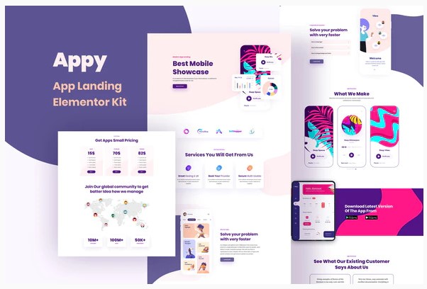 Themeforest Appy - Sales & Landing Page Template Kit слив курса
