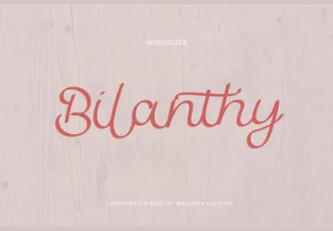Creativefabrica Bilanthy Font слив