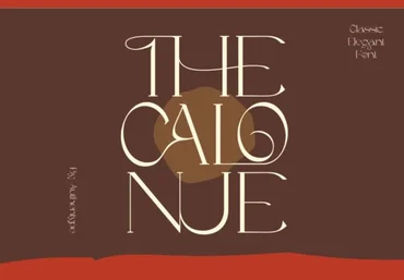 Creativefabrica The Calonue Font 2021 слив