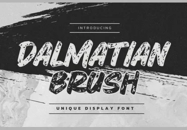 Fontbundles Dalmatian Brush Font 2022 слив