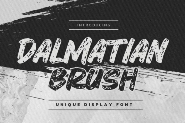 Fontbundles Dalmatian Brush Font 2022 слив курса