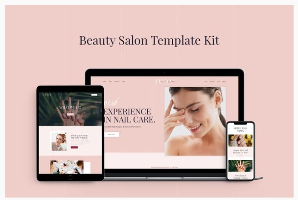 Themeforest Judy - Beauty Salon Template Kit слив курса