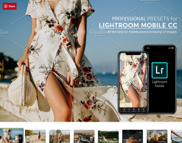 Creativemarket Lightroom Mobile Presets 2019 слив курса