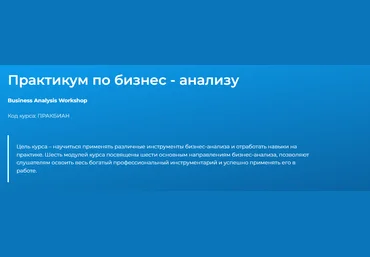 Специалист Светлана Казакова — Практикум по бизнес - анализу 2024 слив