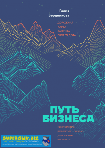 Галия Бердникова Путь бизнеса. Дорожная карта запуска своего дела слив курса