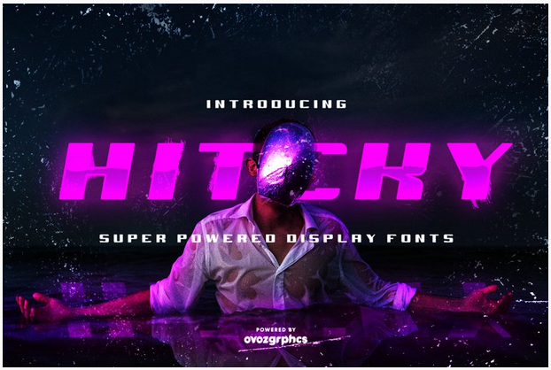 Fontbundles Hitcky super powered display font 2020 слив курса