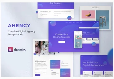Themeforest Ahency - Creative Digital Agency Elementor Template Kit слив