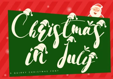 Creativefabrica Christmas in July Font 2021 слив