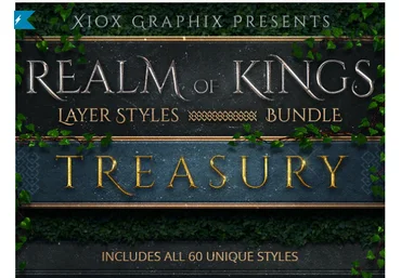 Graphicriver Realm of Kings Layer Styles - BUNDLE 2020 скачать слив