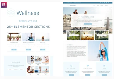 Themeforest Wellness - Elementor Template Kit скачать слив