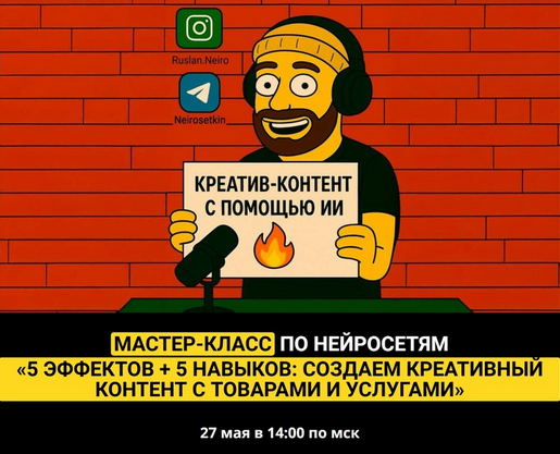 Руслан Хасаншин 5 эффектов + 5 навыков: создаем креативный контент с товарами и услугами 2025 слив курса