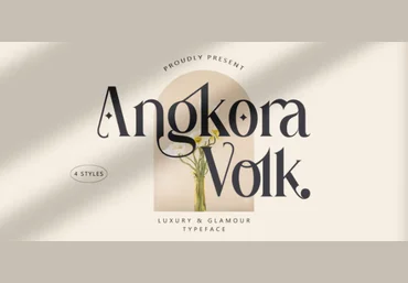 Myfonts Angkora Volk Font Family 2021 слив