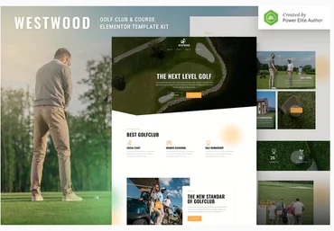 Themeforest Westwood – Golf Club & Course Elementor Template Kit скачать слив