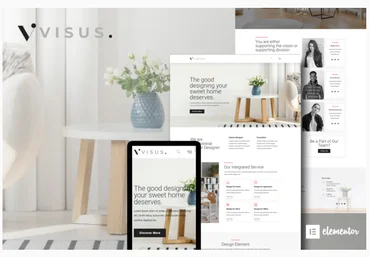 Themeforest Visus - Interior Design & Architecture Elementor Template Kit скачать слив