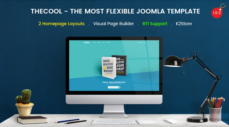 Smartaddons SJ TheCool Pro v3.9.6 - шаблон для продаж книг Joomla слив курса