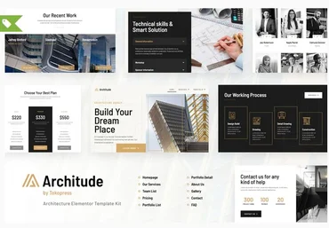 Themeforest Architude | Architecture Elementor Template Kit слив