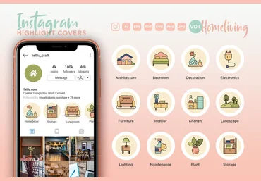Envato Elements Instagram Highlight Icon V04 Homeliving слив