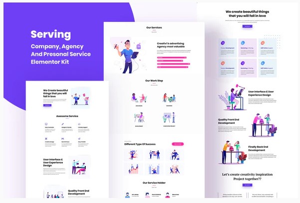 Themeforest Serving - Service & Business Template Kit слив курса