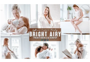 Elements.Envato Bright airy Photoshop Action & Lightrom Presets 2021 слив