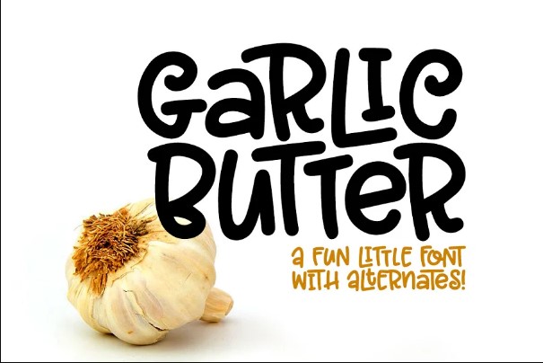 Creativemarket Garlic Butter Font слив курса