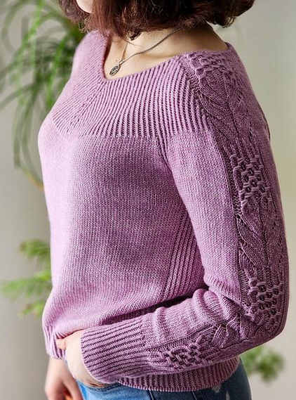 Валентина Богданова valentinasknits Свитер Омра 2024 слив курса