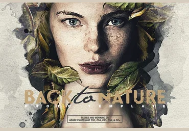 Creativemarket Back To Nature Photo Template 2020 слив