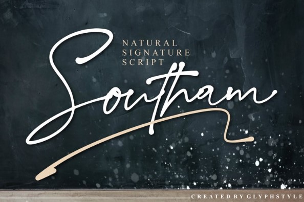 Fontbundles Southam Natural Signature Script Font 2021 слив курса