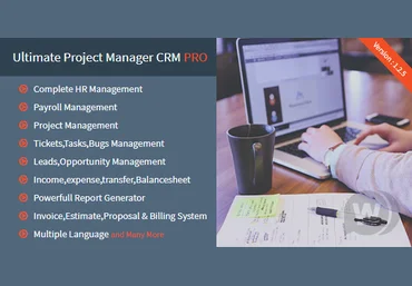 CodeCanyon Ultimate Project Manager CRM PRO v1.3.3 NULLED - менеджер проектов слив