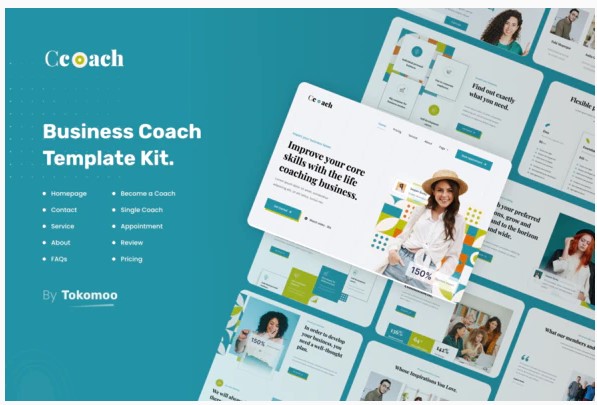 Themeforest Ccoach - Business Coach Elementor Template Kit слив курса