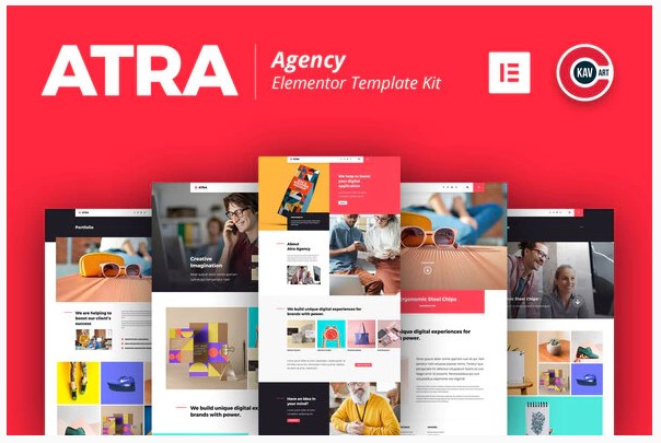 Themeforest Atra - Creative Agency Elementor Template Kit слив курса