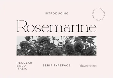Fontbundles Rosemarine Font 2021 слив