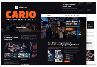Themeforest Carjo - Car Services & Repair Elementor Template Kit слив
