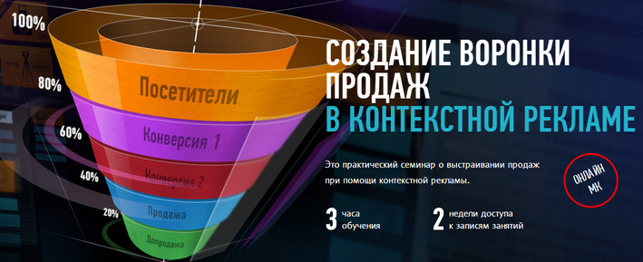Создание воронки продаж в контекстной рекламе. Убеди клиента купить Найчуков 2017 слив курса